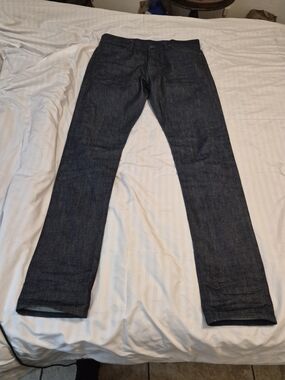NWOT John Elliott Mens 32 Japanese Denim Jeans Dark Wash Made in Japan WS